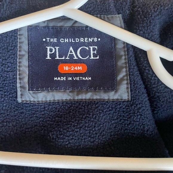 THE CHILDRENS PLACE BABY BOY 18-24 MONTHS BLUE QUILTED JACKET - Picture 15 of 15